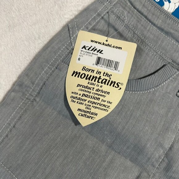 NWT Kuhl Cabo™ Short in blue stone size 6 - Picture 2 of 3